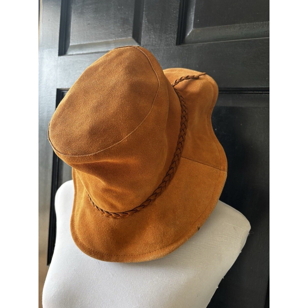 Free People Tennessee Suede Floppy Bucket Hat Boho Hippie Festival One Size - Picture 2 of 14